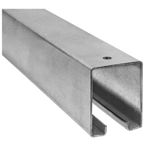 drilling 16 gauge galvanized steel box rail|box rail door hangers.